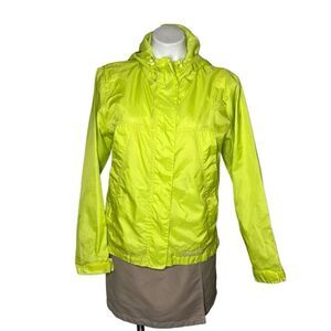 PREDATOR WEAR Jacket Windbreaker Full Zip Draft Flap High Visibility Size Medium